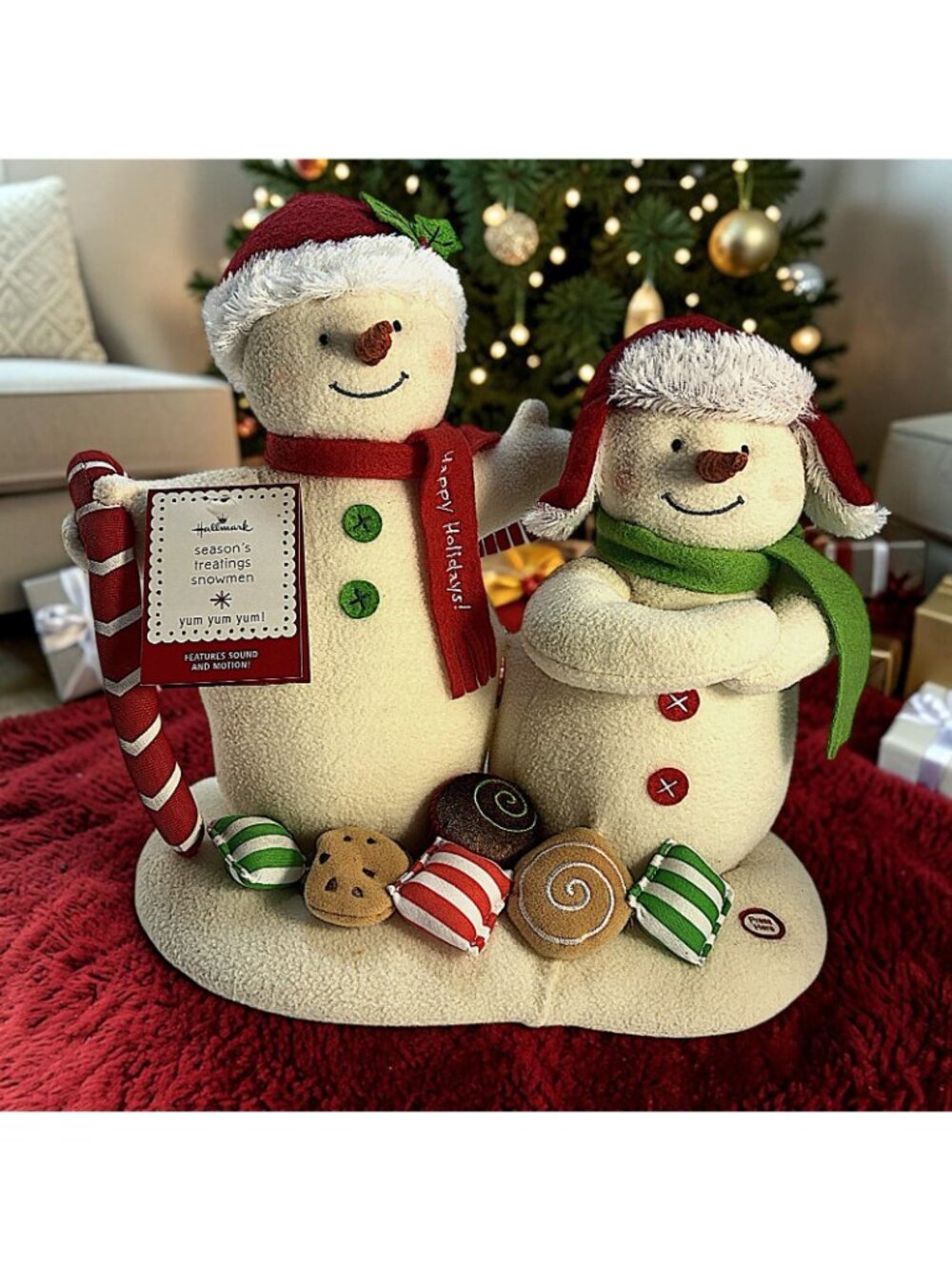 Hallmark Jingle Pals Seasons Treatings Animated Musical Plush Pre-owned "Works"